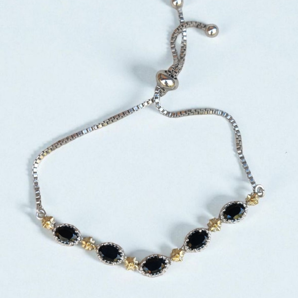 SS QVC Chuck Clemency Karis Garnet Bracelet